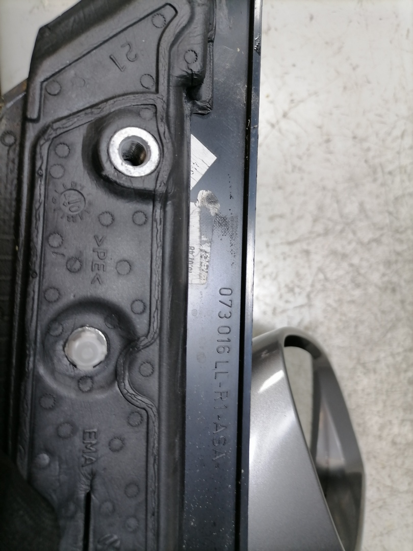 VW Touran 1T original Au&szlig;enspiegel rechts LD7S Graumetallic elektrisch verstellbar Bj.2007